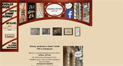 Desktop Screenshot of galeriafox.pl